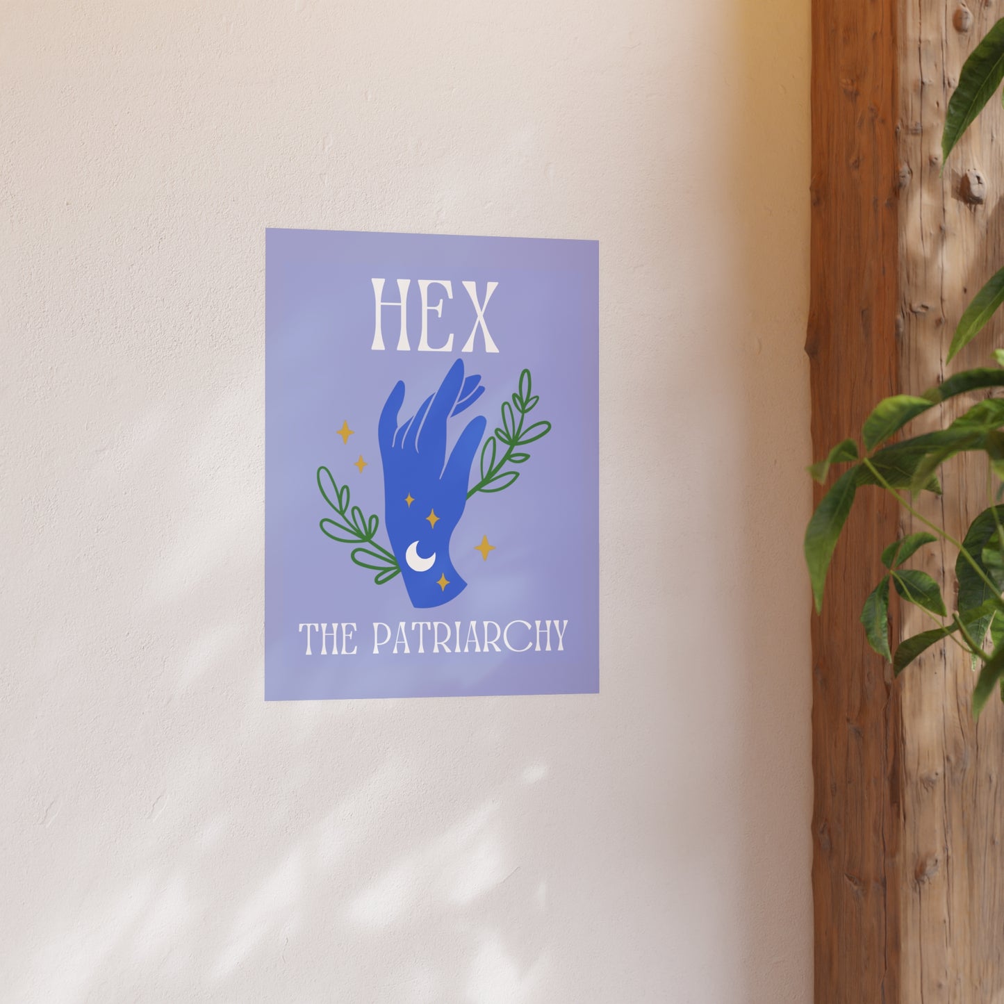 Hex The Patriarchy Poster for Feminist Witches