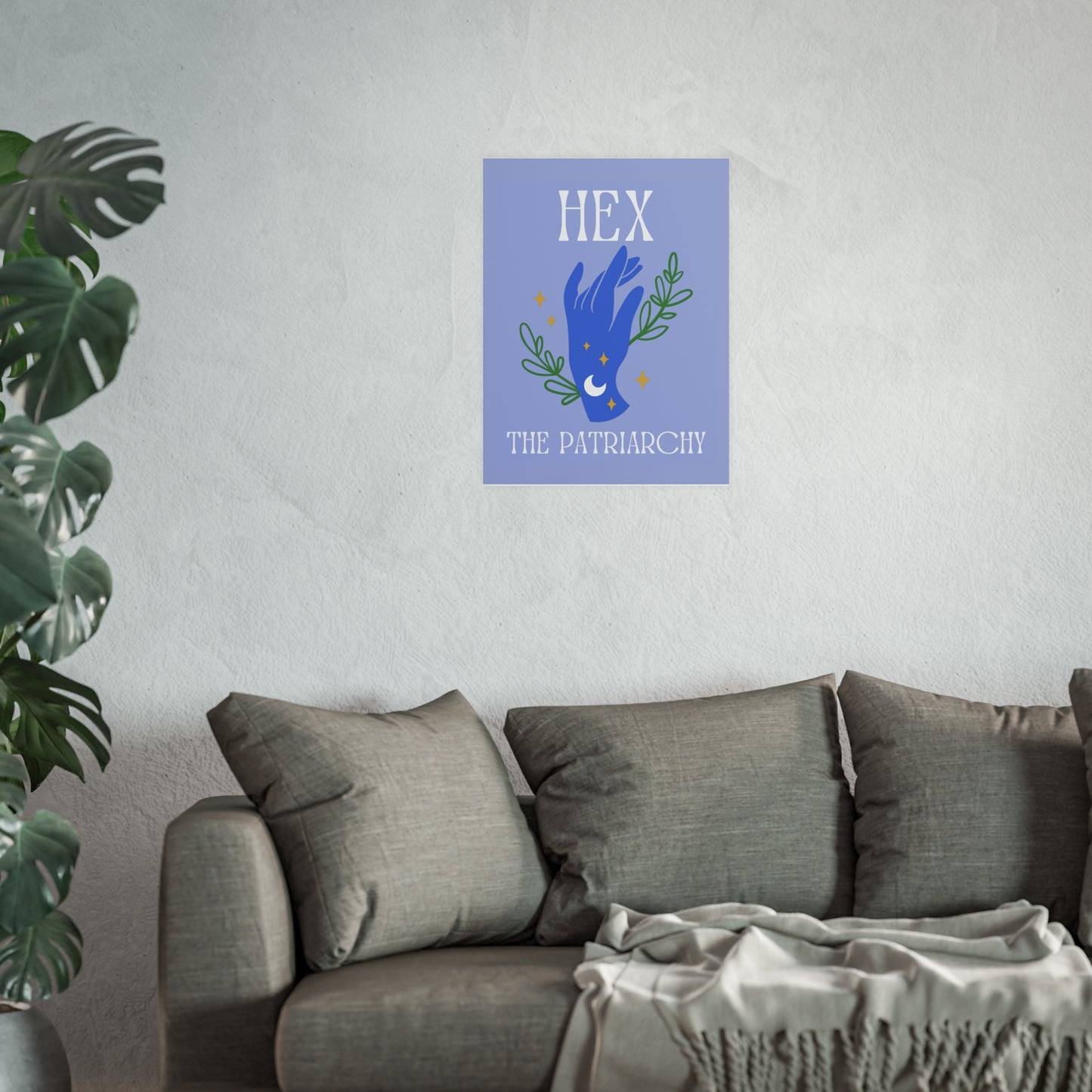 Hex The Patriarchy Poster for Feminist Witches